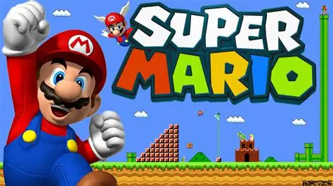 Tela clássica de Super Mario Bros